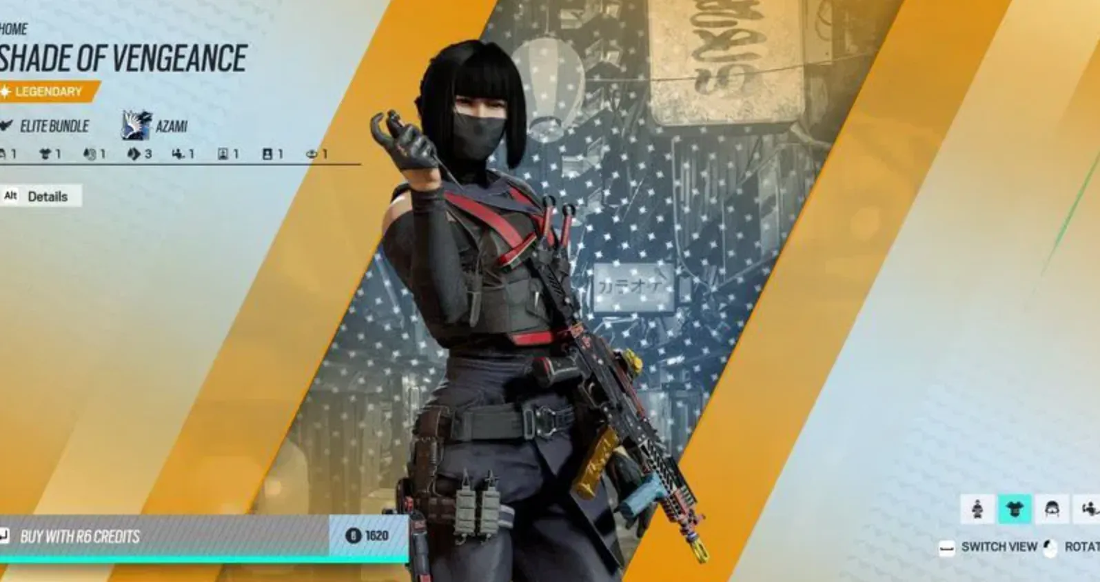 Azami loadout r6